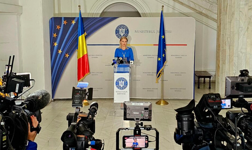 Declarația de presă a ministrei justiției, dna Alina Gorghiu